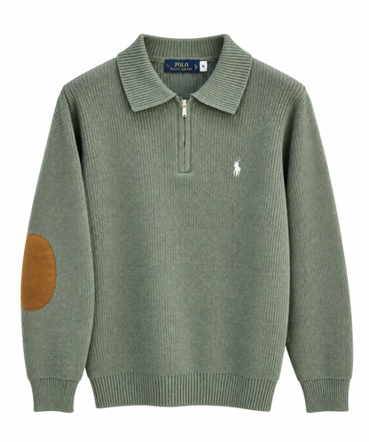 Ralph Green Knit ¼ Zip Pullover