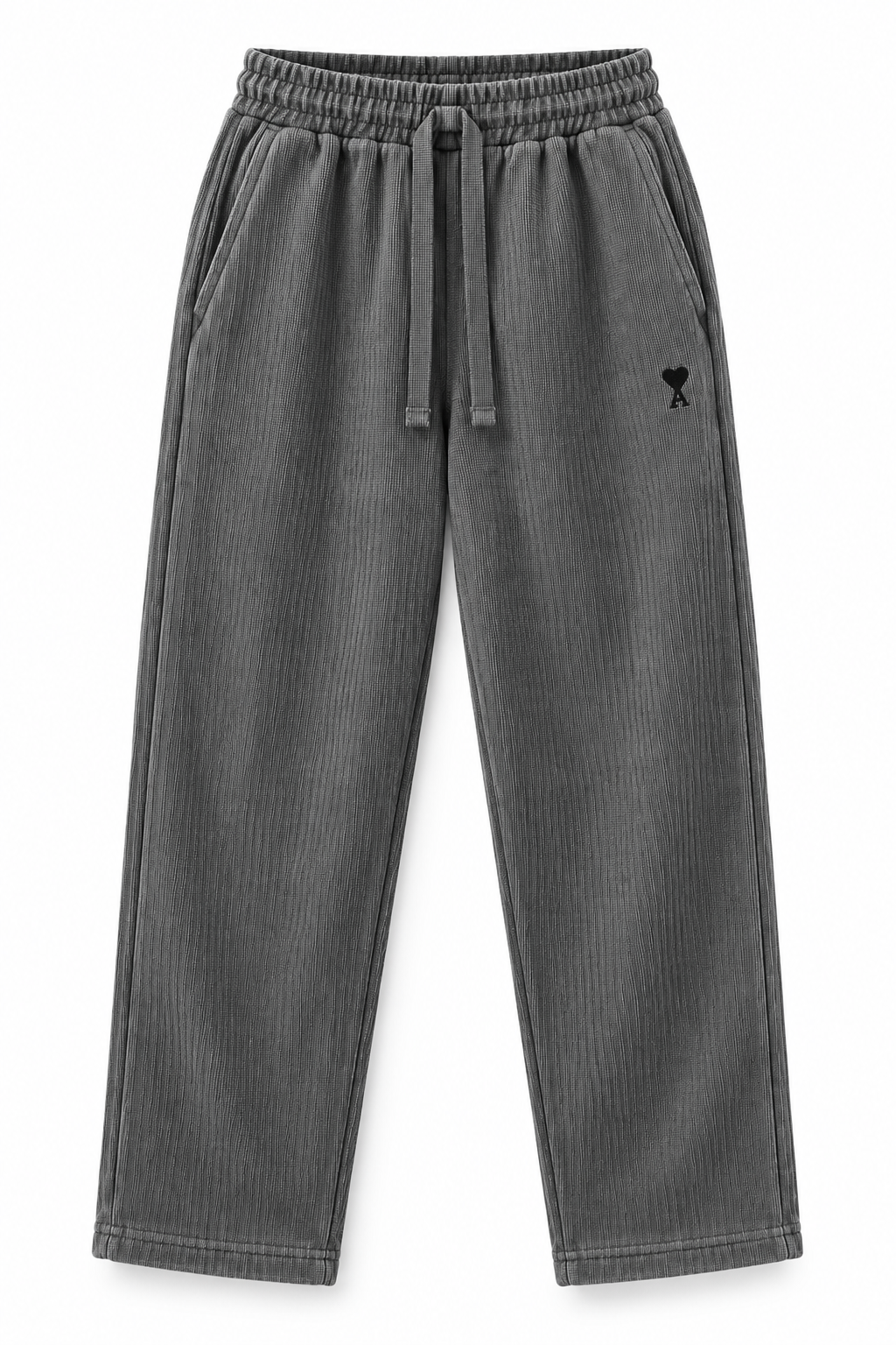 AMI Dark Grey Straight-Leg Joggers – Unisex