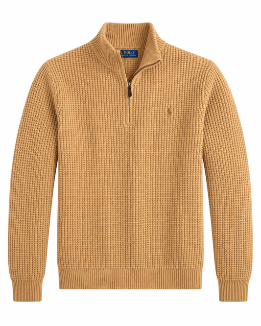 Ralph Premium Dark Beige ¼ Zip Pullover