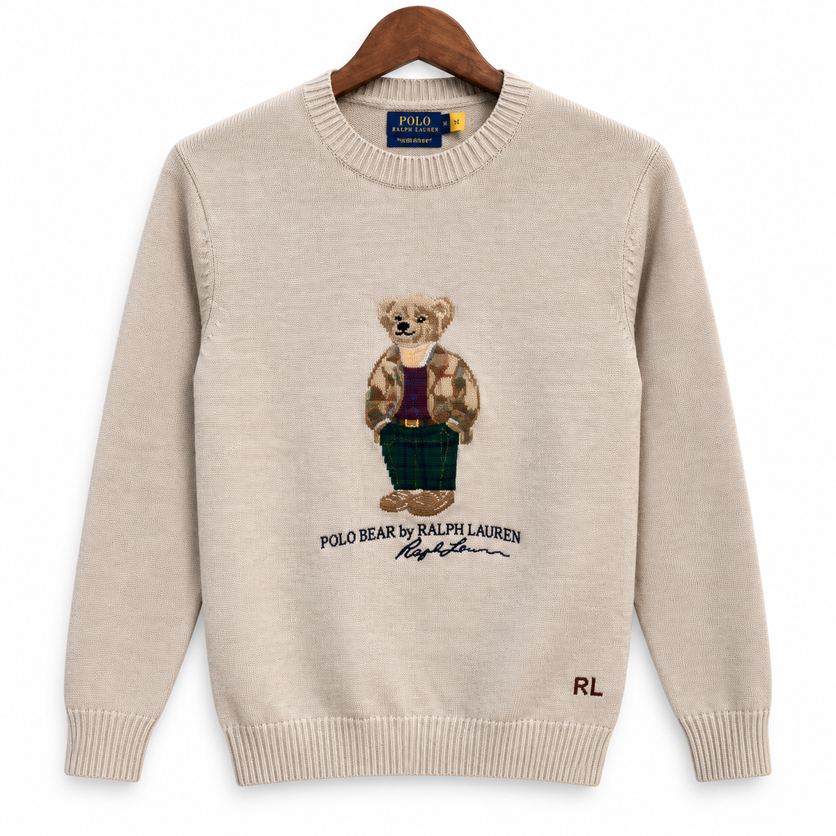 Ralph Grey Teddy Bear Jumper - Unisex