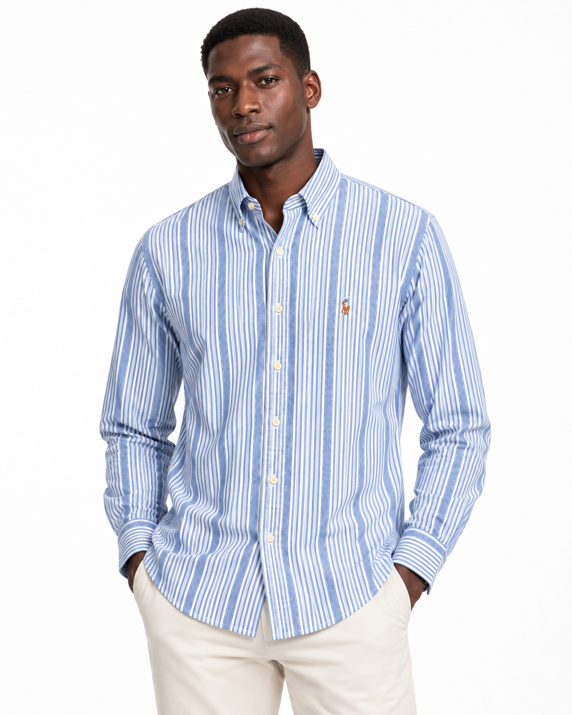 Ralph Classic Blue Striped Shirt