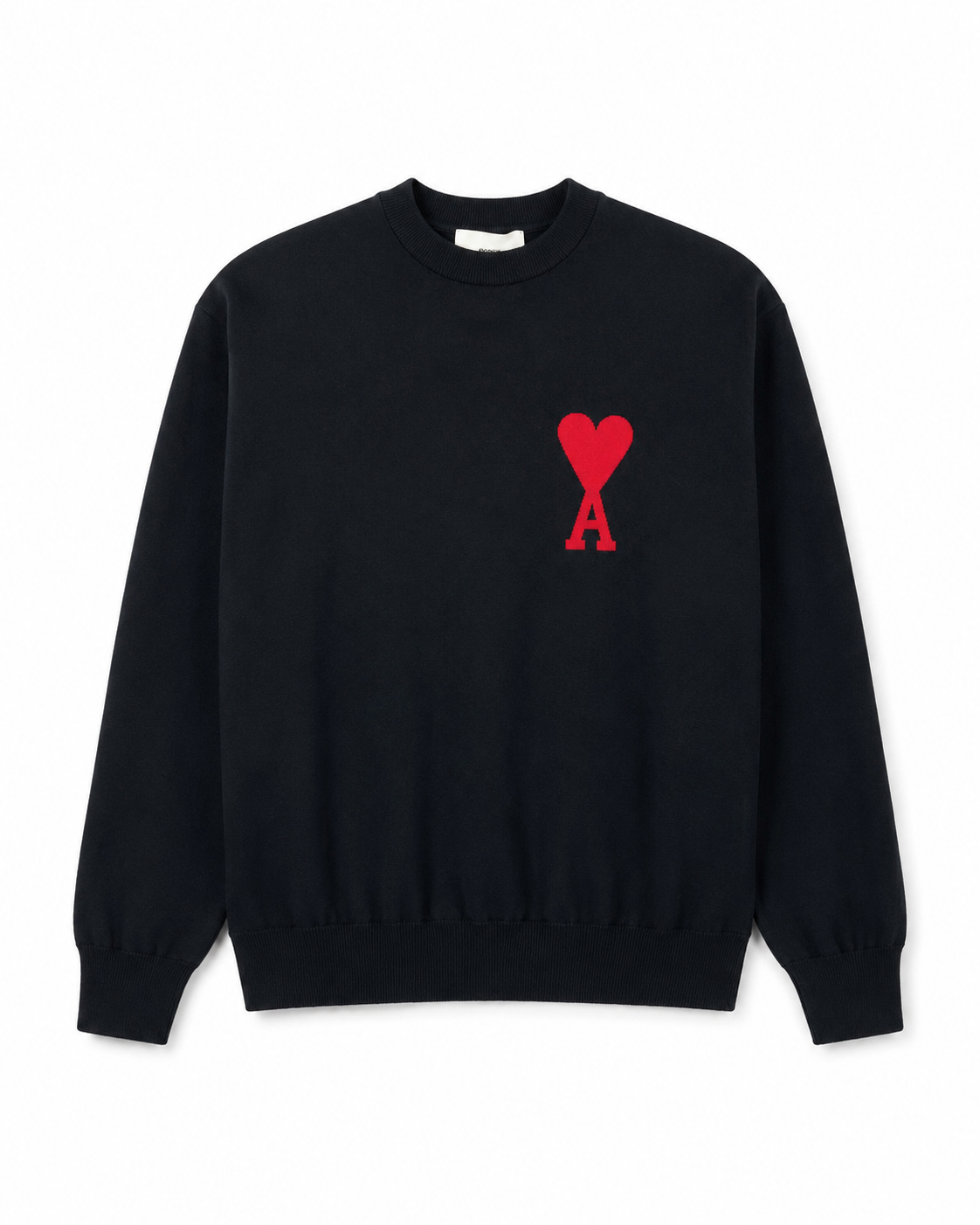 AMI Black Knit Jumper